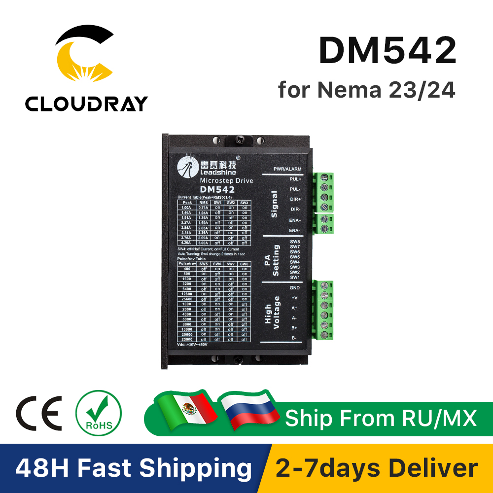 Stepper Driver Cnc - Leadshine DM542 2 เฟส Stepper Driver
