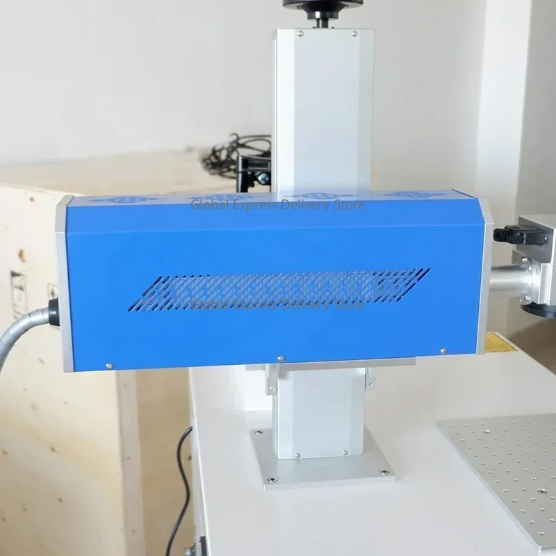 Industrial Laser Machine Price - เครื่องเลเซอร์มาร์กกิ้งไฟเบอร์ CO2 แบบตั้งโต๊ะ พกพาได้ 20W 30W