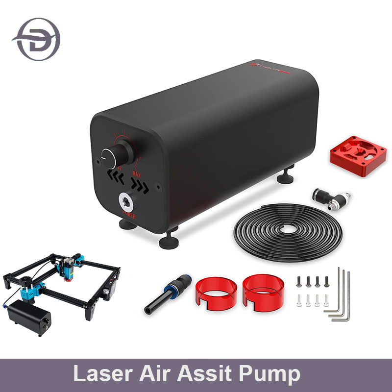Industrial Laser Engraver - Air Assist ความเร็วสูงปั๊มปรับการไหลของอากาศใช้งานร่วมกับเลเซอร์แกะสลัก TTS-55/Atomstack A5 Pro/Sculpfun