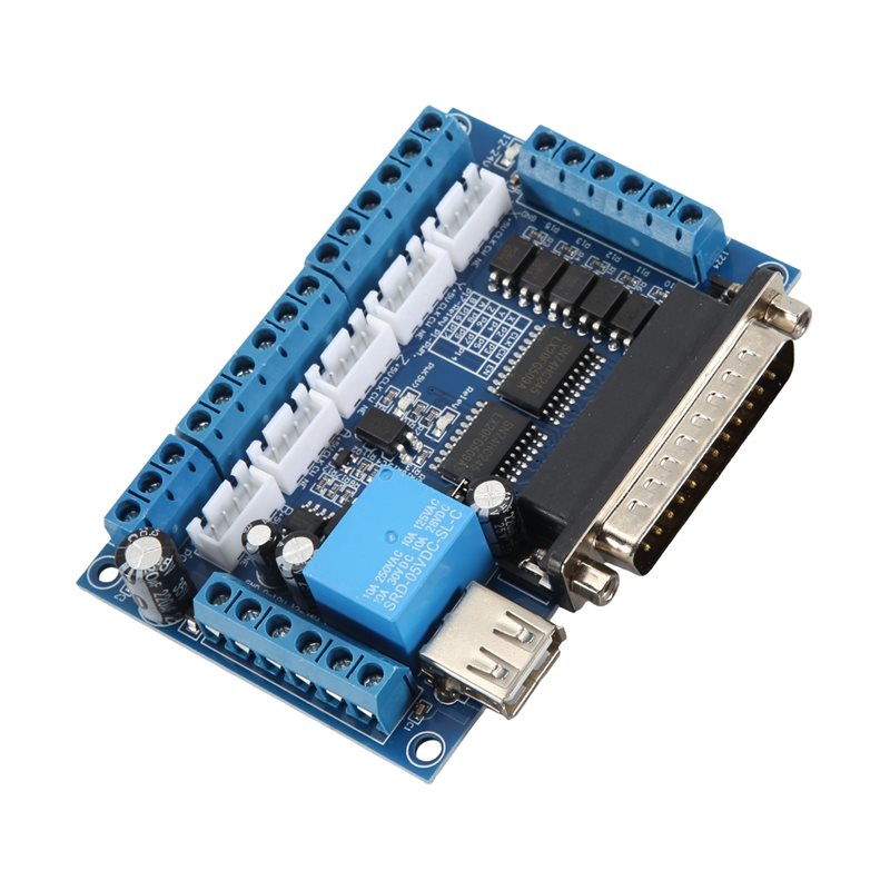Stepper Driver Cnc - บอร์ดควบคุม A84E-Driver สำหรับเครื่องแกะสลัก MACH3 บอร์ดเบรกเอาต์ CNC