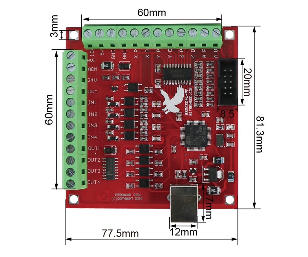 Stepper Driver Cnc - บอร์ดเชื่อมต่อเครื่องเราเตอร์ CNC HLTNC 4 แกน สำหรับไดรเวอร์