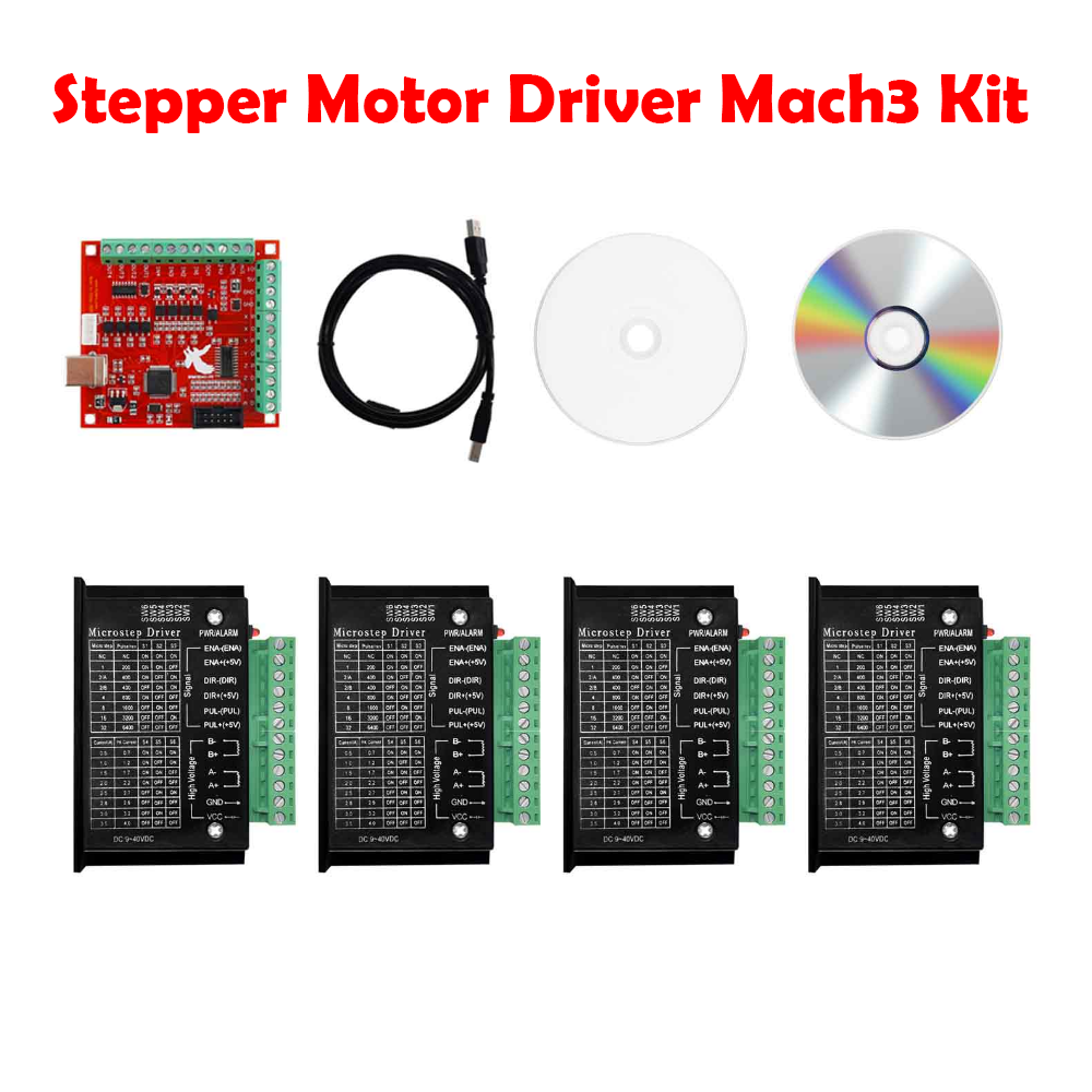 Stepper Driver Cnc - ไดรเวอร์สเต็ปเปอร์มอเตอร์ TB6600 23 NEMA 34 42/57/86