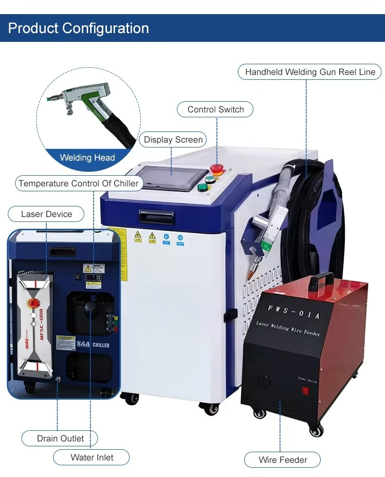 เครื่องเชื่อมเลเซอร์แบบมือถือ  - Industrial Laser Welding Machine Price บทวิจารณ์และราคา