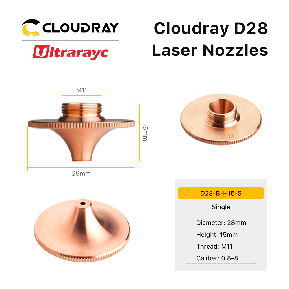 หัวฉีดเลเซอร์ 1/10/50 ชิ้น ชุบ - Metal Laser Cutter Head บทวิจารณ์และราคา