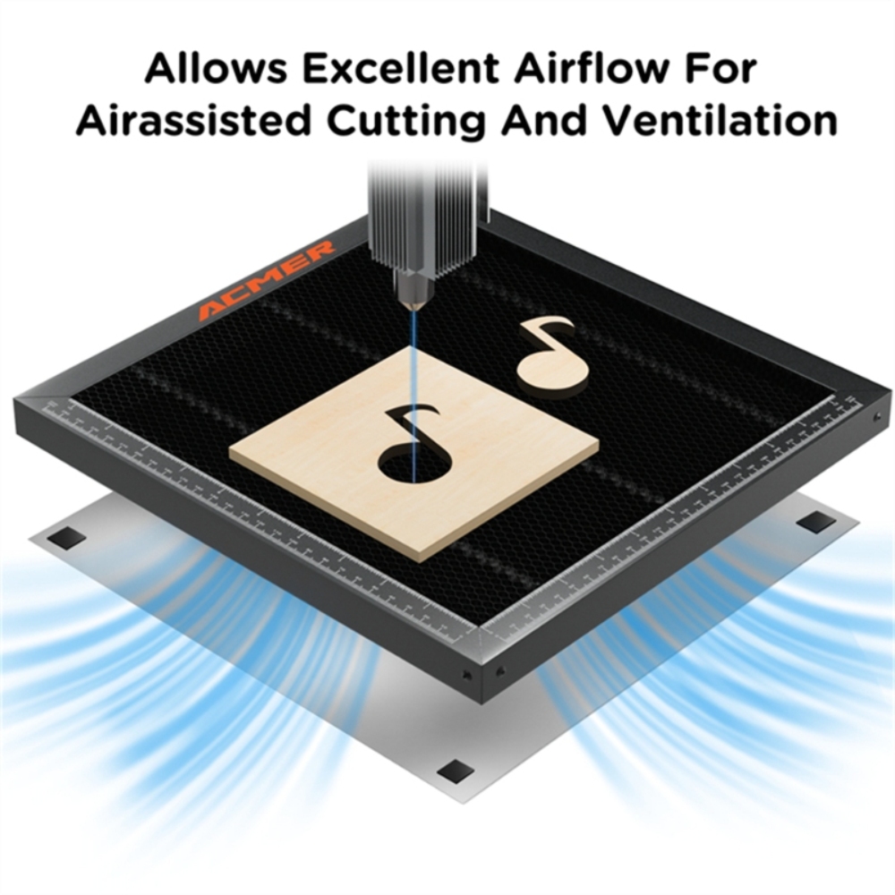 ACMER ตัดเลเซอร์รังผึ้งทํางานต - Industrial Laser Table บทวิจารณ์และราคา