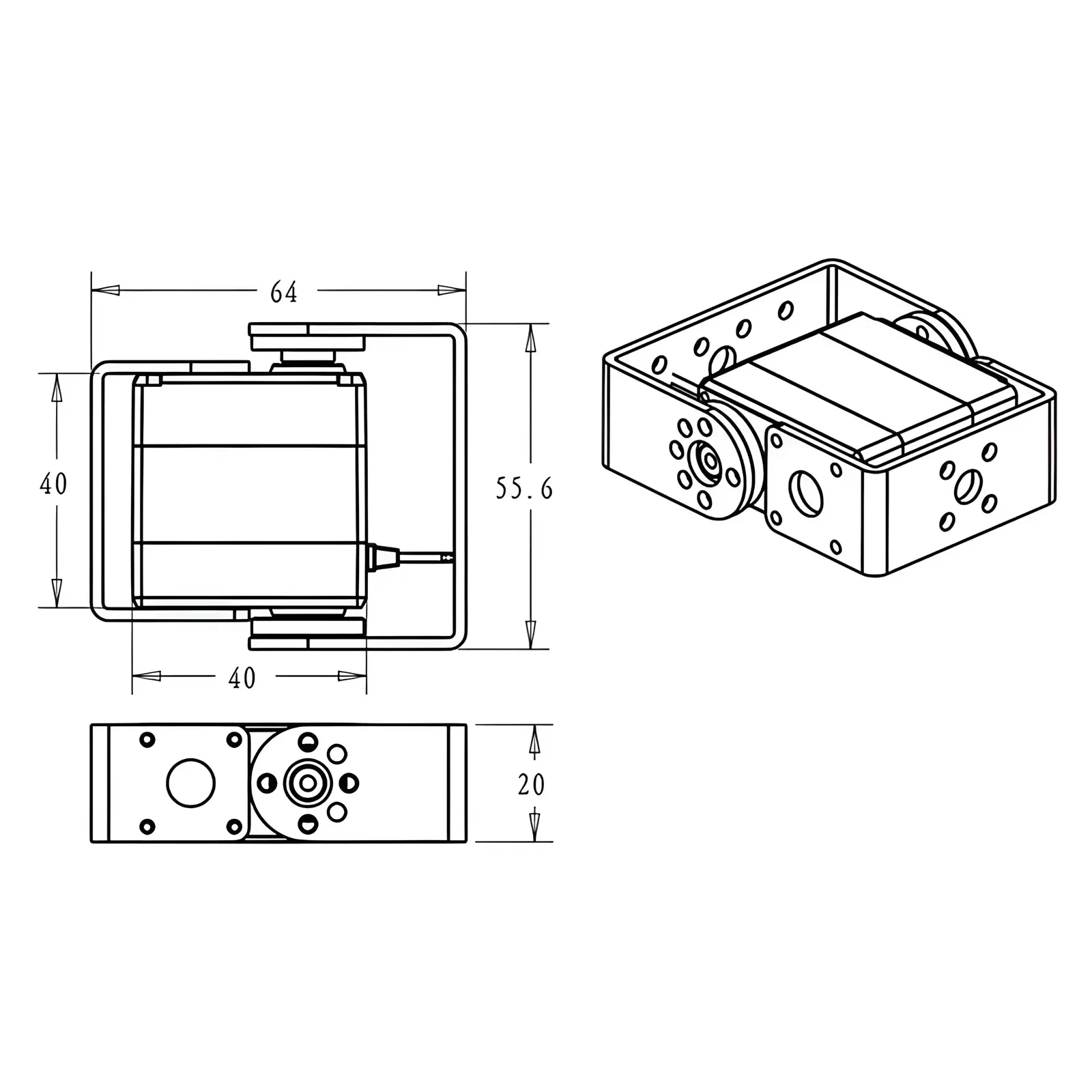 4PCS RDS3245 กันน้ํา 45KG Serv - Servo Motor Cnc บทวิจารณ์และราคา