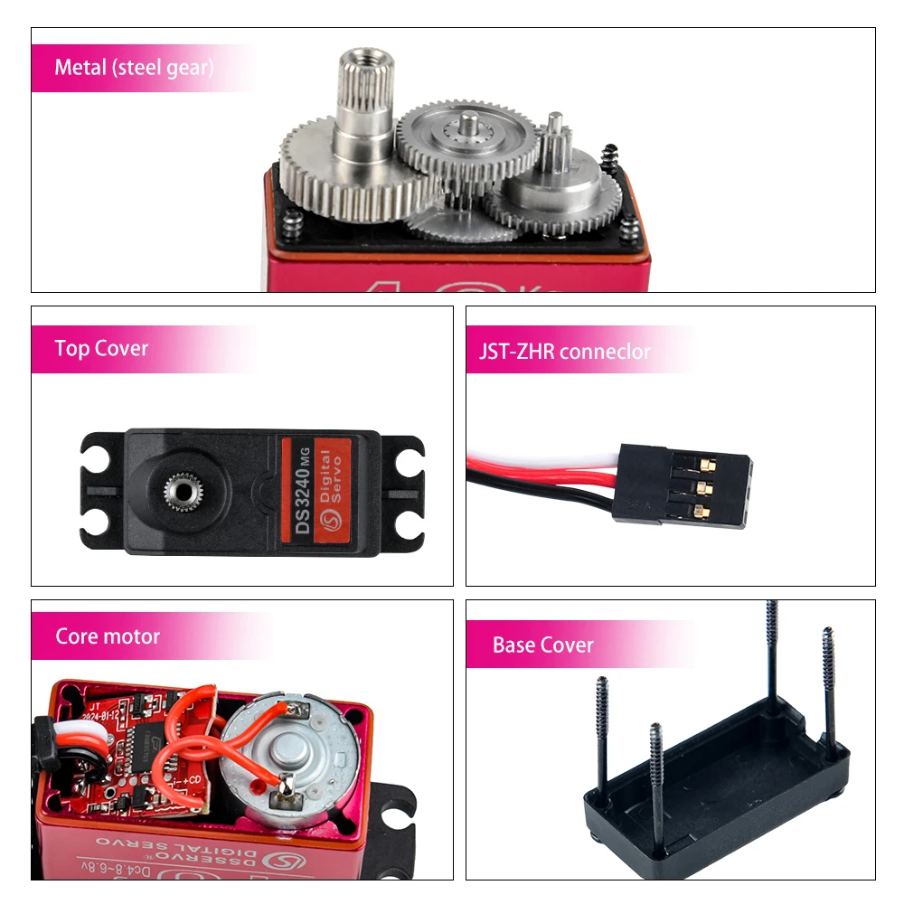 40KG Dsservo DS3240 แรงบิดขนาด - Servo Motor Cnc บทวิจารณ์และราคา