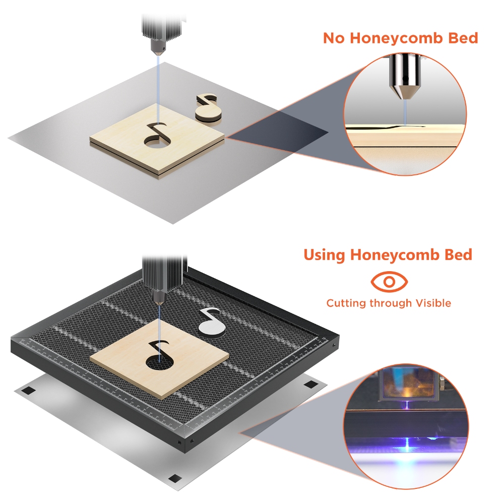 ACMER ทํางานตาราง Universal Ho - Industrial Laser Table บทวิจารณ์และราคา