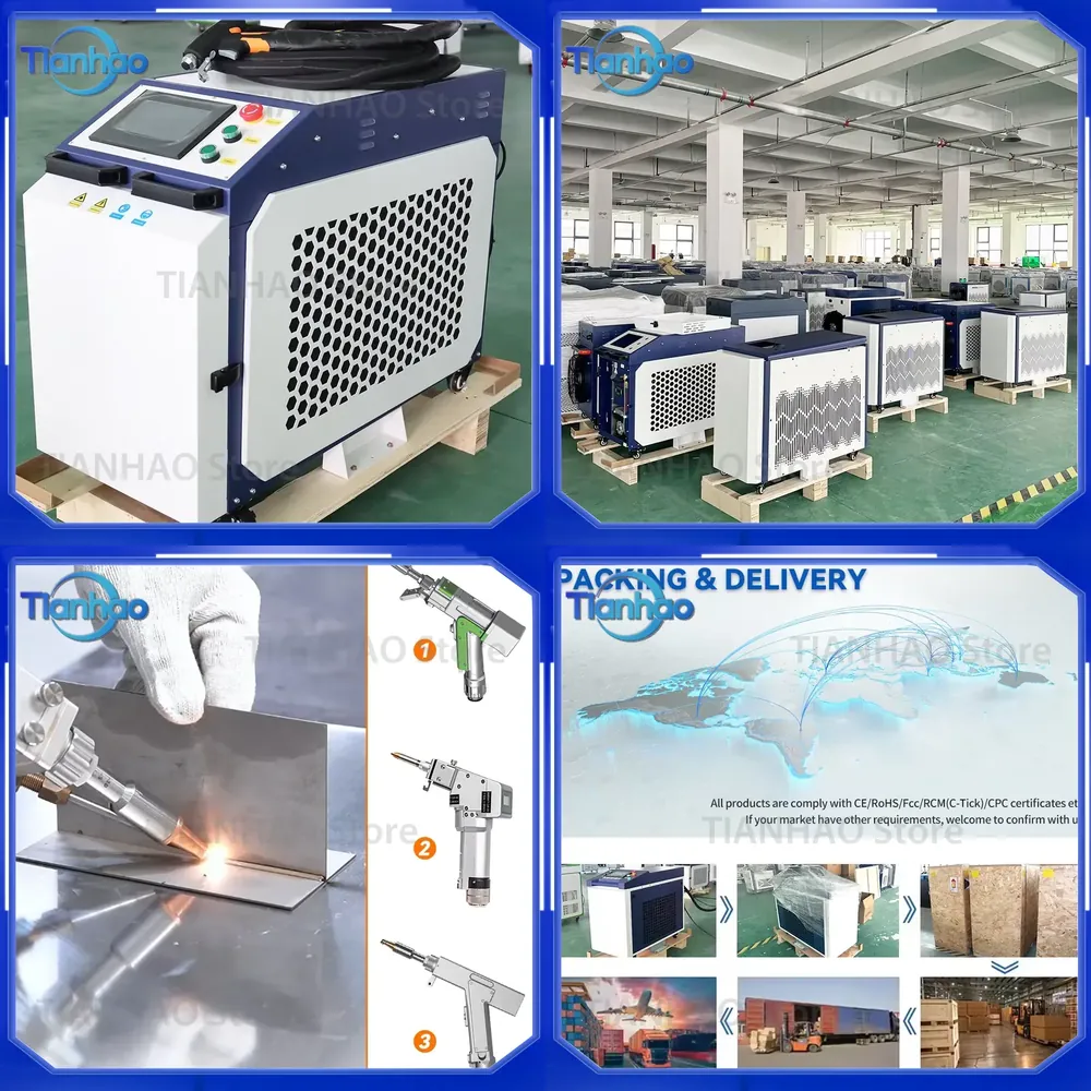 เครื่องเชื่อมเลเซอร์ 4in1 3 in - Industrial Laser Uses บทวิจารณ์และราคา