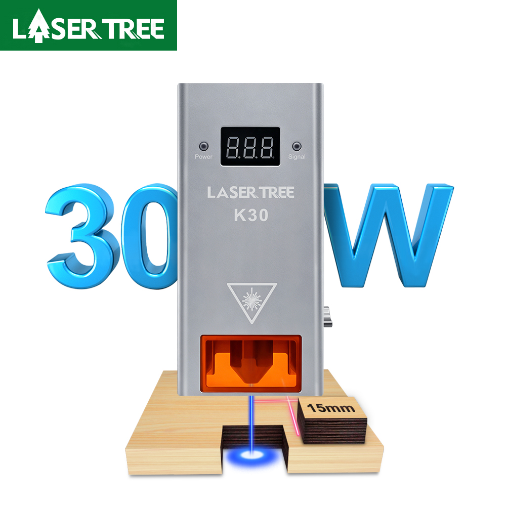 เลเซอร์ต้นไม้ K30 30W Optical  - Metal Laser Cutter Head บทวิจารณ์และราคา