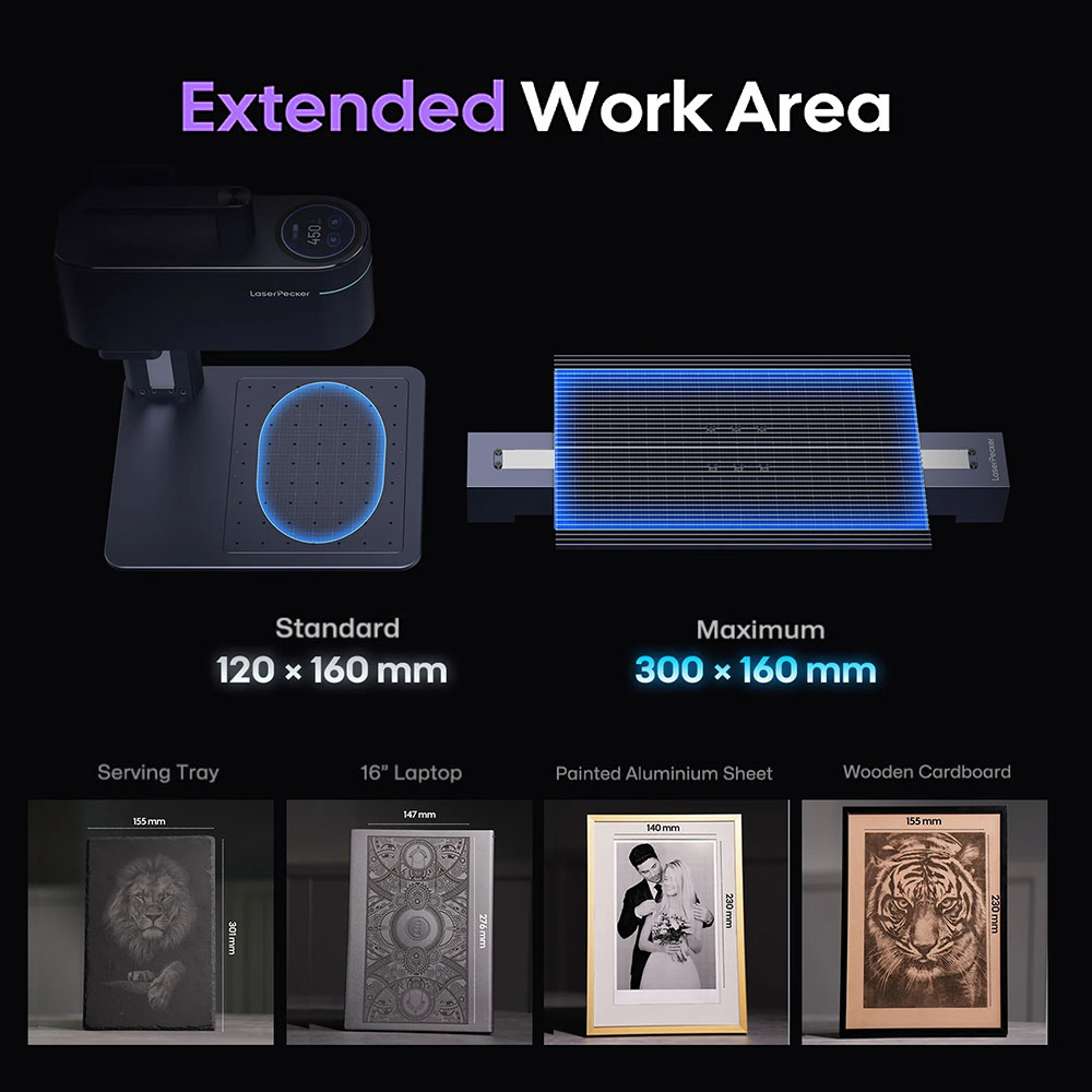 LASERPECKER 4 LP4 เลเซอร์สําหร - Industrial Laser Engraver บทวิจารณ์และราคา
